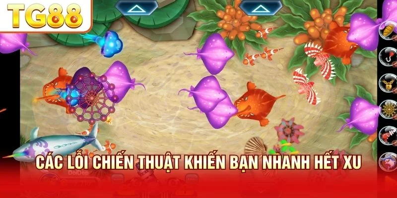 Lỗi thường gặp khi chơi bắn cá online bắt nguồn từ sai lầm chiến thuật