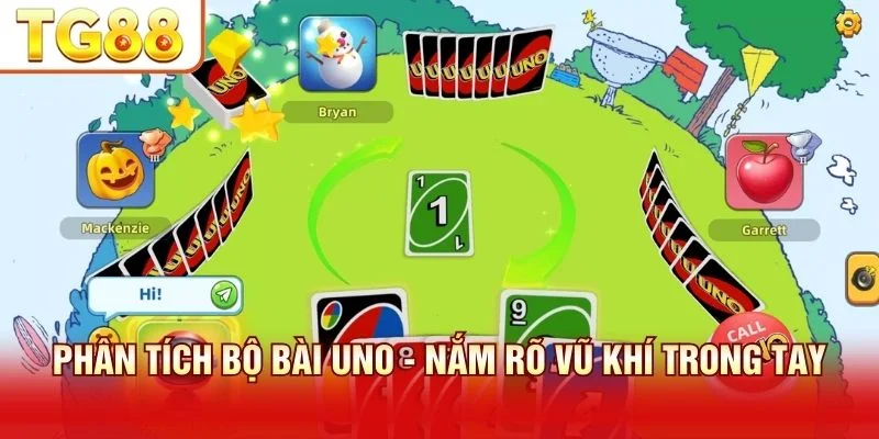 Luật chơi Uno online phân loại thẻ theo vai trò chiến lược